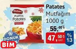 MUTFAĞIM PATATES 1000 G